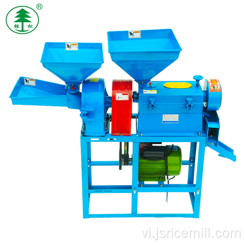 Đánh bóng tự động Mini Rice Mill thực vật máy